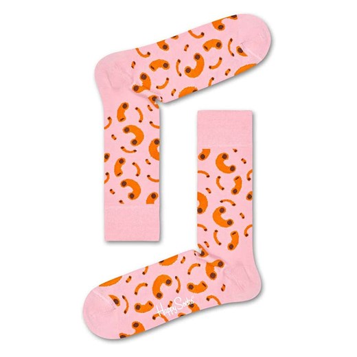 Happy Socks Skarpety "Macroni" w kolorze jasnoróżowo-pomarańczowym Happy Socks 41-46 promocja Limango Polska