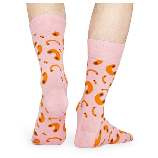 Happy Socks Skarpety "Macroni" w kolorze jasnoróżowo-pomarańczowym Happy Socks 41-46 promocja Limango Polska