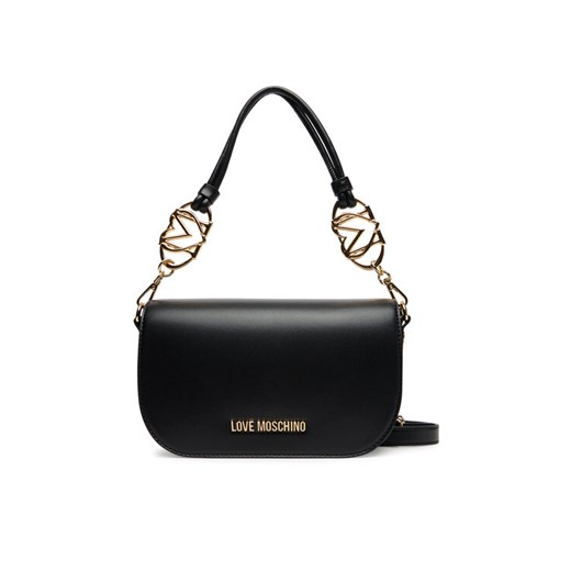 Torebka LOVE MOSCHINO JC4049PP1NLF0000 Czarny ze sklepu eobuwie.pl w kategorii Listonoszki - zdjęcie 184652203