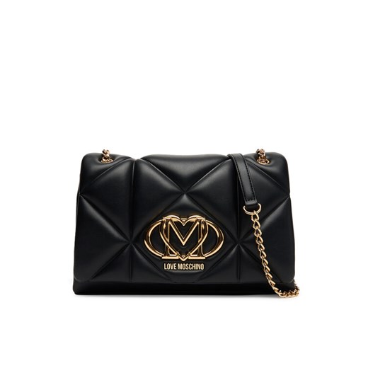 Torebka LOVE MOSCHINO JC4041PP1NLC0000 Czarny ze sklepu eobuwie.pl w kategorii Kopertówki - zdjęcie 184652214
