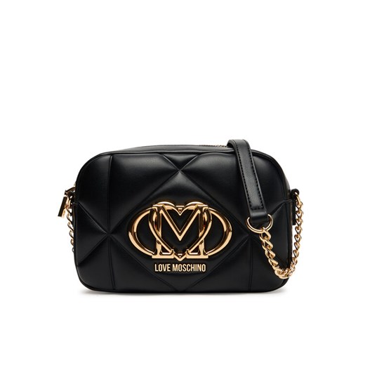 Torebka LOVE MOSCHINO JC4038PP1NLC0000 Czarny ze sklepu eobuwie.pl w kategorii Listonoszki - zdjęcie 184652223