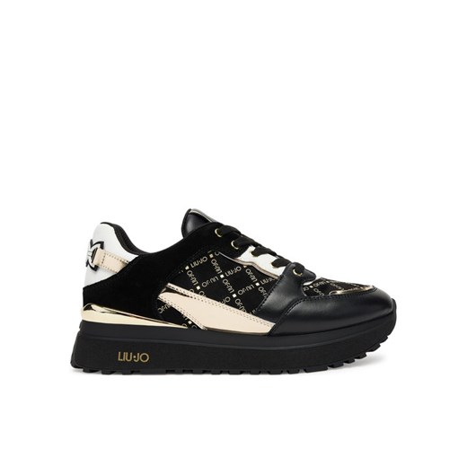 Sneakersy Liu Jo Maxi Wonder 91 BF5005 PX681 Czarny ze sklepu eobuwie.pl w kategorii Buty sportowe damskie - zdjęcie 184652280