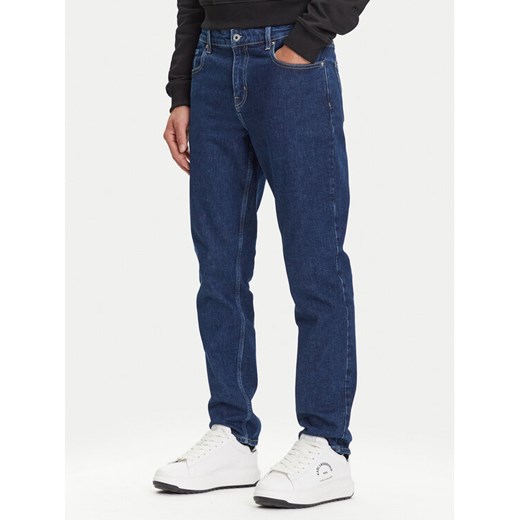 Karl Lagerfeld Jeans Jeansy A3M10052 Granatowy Slim Fit ze sklepu MODIVO w kategorii Jeansy męskie - zdjęcie 184653391