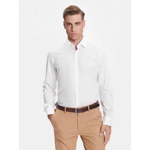 BOSS Koszula H-Joe 50545075 Biały Regular Fit ze sklepu MODIVO w kategorii Koszule męskie - zdjęcie 184653492