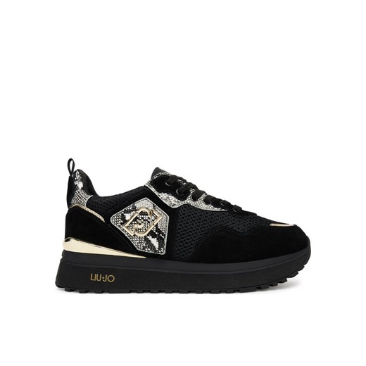 Liu Jo Sneakersy Maxi Wonder 01 BF5009 PX684 Czarny ze sklepu MODIVO w kategorii Buty sportowe damskie - zdjęcie 184653500