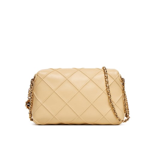 Torebka Tory Burch Fleming Small 169226 Écru ze sklepu eobuwie.pl w kategorii Kopertówki - zdjęcie 184656420