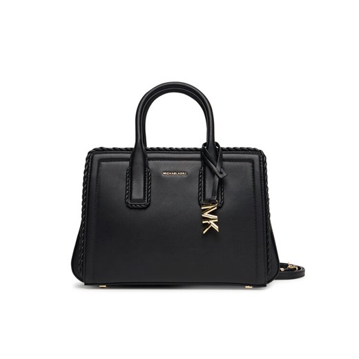 Torebka MICHAEL Michael Kors Laila 30T5G9IS1L Czarny ze sklepu eobuwie.pl w kategorii Kuferki - zdjęcie 184656424
