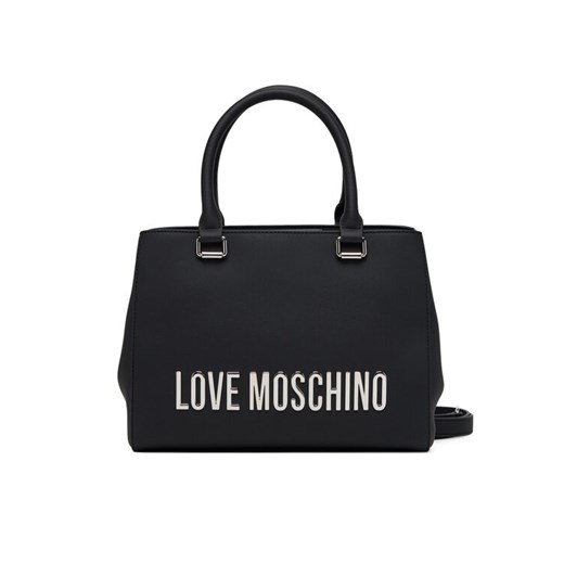 Torebka LOVE MOSCHINO JC4022PP1NKD000B Czarny ze sklepu eobuwie.pl w kategorii Kuferki - zdjęcie 184656453