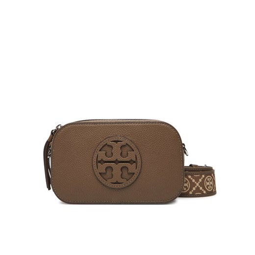 Tory Burch Torebka Mini Miller Crossbody 171955 Brązowy ze sklepu MODIVO w kategorii Listonoszki - zdjęcie 184657292
