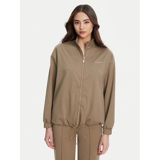 Guess Bluza V5YL09 KCX42 Brązowy Regular Fit ze sklepu MODIVO w kategorii Bluzy damskie - zdjęcie 184657311