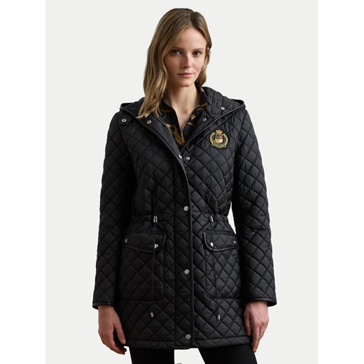 LAUREN RALPH LAUREN Kurtka przejściowa 297979534001 Czarny Straight Fit ze sklepu MODIVO w kategorii Kurtki damskie - zdjęcie 184657332