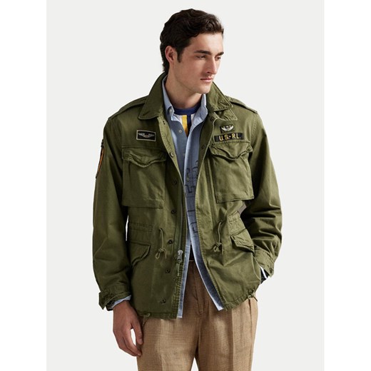 Polo Ralph Lauren Kurtka przejściowa 710970575001 Zielony Regular Fit ze sklepu MODIVO w kategorii Kurtki męskie - zdjęcie 184657412