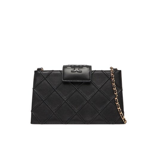 Tory Burch Torebka Fleming Mini Chain Wallet 167250 Czarny ze sklepu MODIVO w kategorii Kopertówki - zdjęcie 184657414