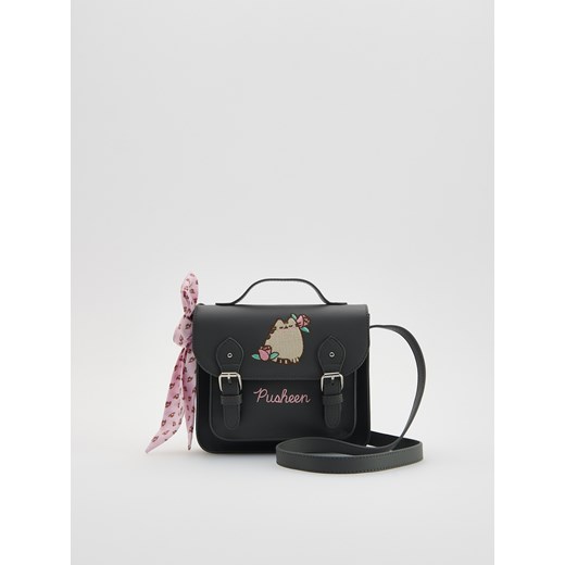 Reserved - Torebka listonoszka Pusheen - ciemnoszary ze sklepu Reserved w kategorii Listonoszki - zdjęcie 184658364