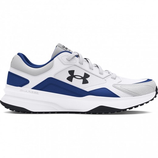 Męskie buty treningowe Under Armour  UA Edge Leather - białe ze sklepu Sportstylestory.com w kategorii Buty sportowe męskie - zdjęcie 184659634