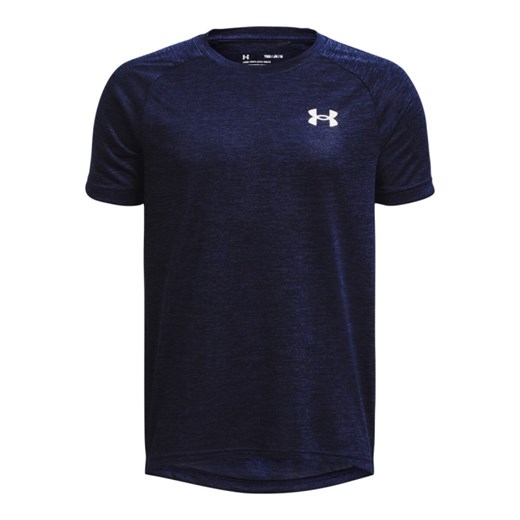 Chłopięca koszulka treningowa Under Armour UA Tech 2.0 SS - granatowa ze sklepu Sportstylestory.com w kategorii T-shirty chłopięce - zdjęcie 184659660