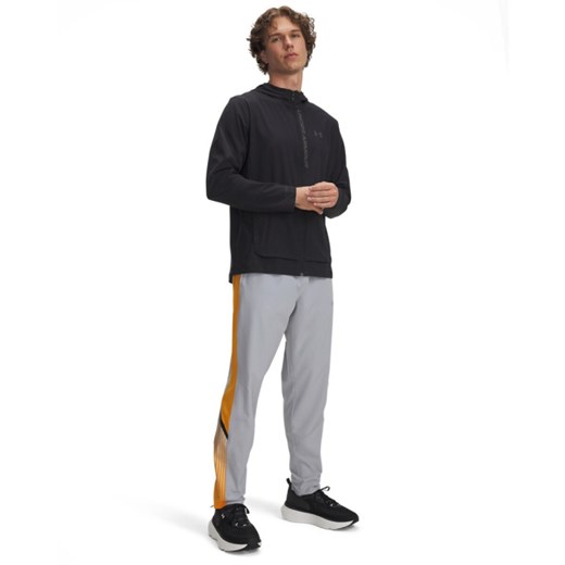Męskie spodnie do biegania Under Armour  UA Velociti Storm Pant - szare ze sklepu Sportstylestory.com w kategorii Spodnie męskie - zdjęcie 184659792