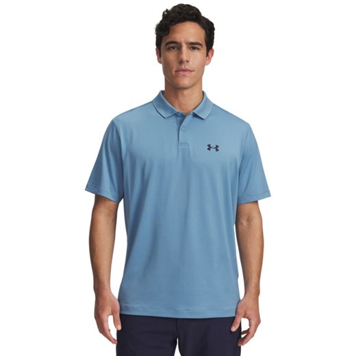 Męska koszulka polo Under Armour UA Matchplay Polo - niebieska ze sklepu Sportstylestory.com w kategorii T-shirty męskie - zdjęcie 184659823