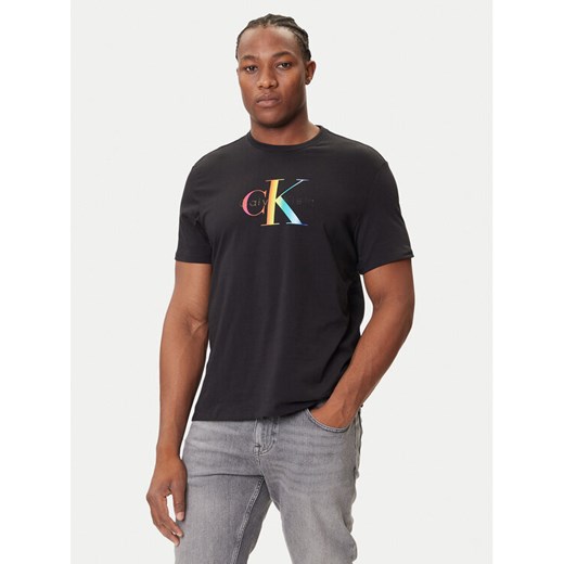 Calvin Klein Jeans T-Shirt Pride Graphic LV04RC800G Czarny Regular Fit ze sklepu MODIVO w kategorii T-shirty męskie - zdjęcie 184661020