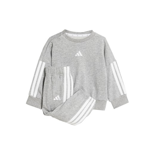 adidas Dres Essentials JV9852 Szary Regular Fit ze sklepu MODIVO w kategorii Komplety niemowlęce - zdjęcie 184661104