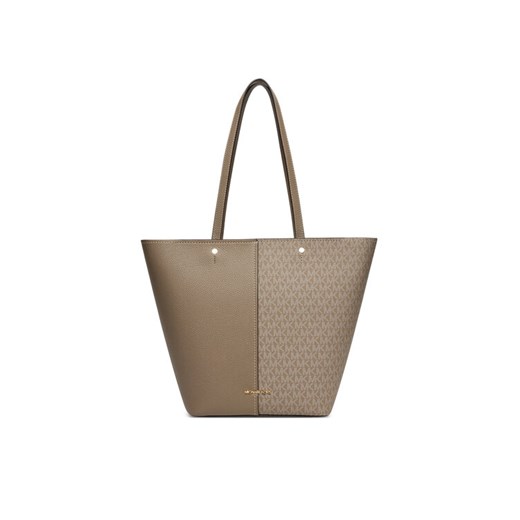 MICHAEL Michael Kors Torebka Flora 30T5GFFT3B Beżowy ze sklepu MODIVO w kategorii Torby Shopper bag - zdjęcie 184661132