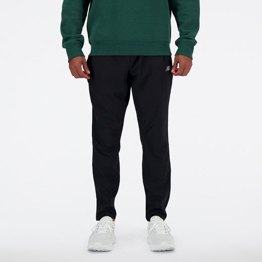 Spodnie męskie New Balance MP41060BK – czarne ze sklepu New Balance Poland w kategorii Spodnie męskie - zdjęcie 184661860