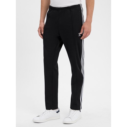 adidas Originals Męskie spodnie do biegania Mężczyźni czarny jednolity ze sklepu vangraaf w kategorii Spodnie męskie - zdjęcie 184661891