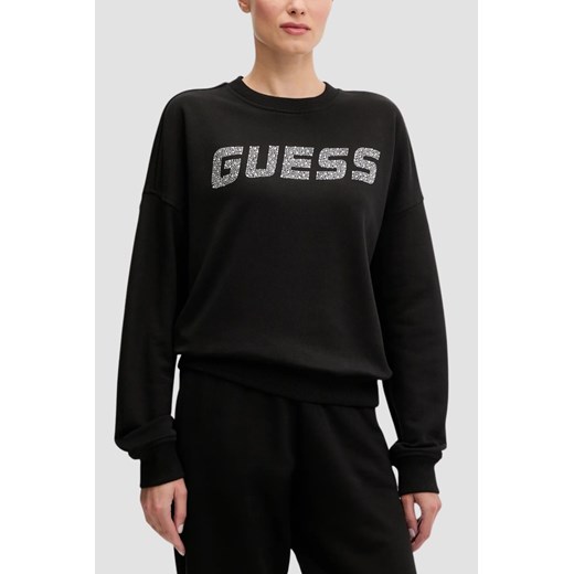 GUESS Czarna damska bluza Primula, Rozmiar XS ze sklepu outfit.pl w kategorii Bluzy damskie - zdjęcie 184661950