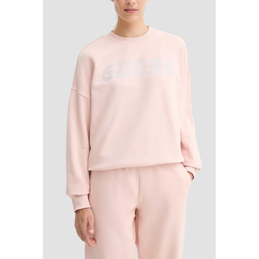 GUESS Różowa damska bluza Primula, Rozmiar XS ze sklepu outfit.pl w kategorii Bluzy damskie - zdjęcie 184661962