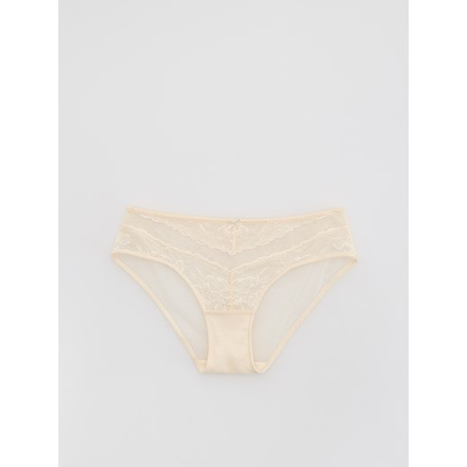 Reserved - Majtki typu bikini - złamana biel ze sklepu Reserved w kategorii Majtki damskie - zdjęcie 184662083