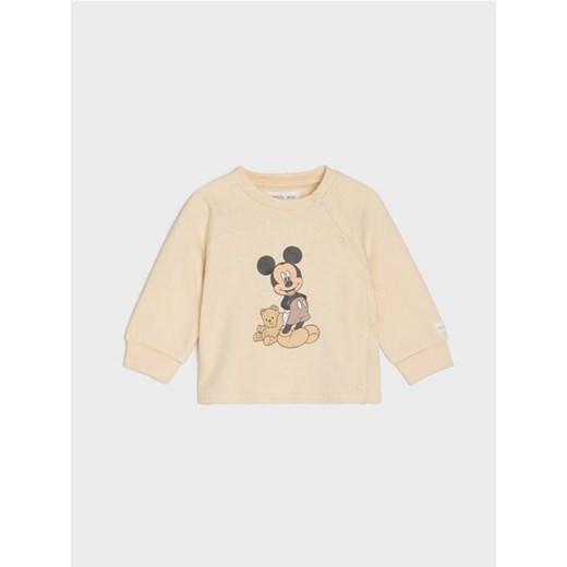 Sinsay - Bluza z polarem w środku Mickey Mouse - kremowy ze sklepu Sinsay w kategorii Odzież dla niemowląt - zdjęcie 184662834