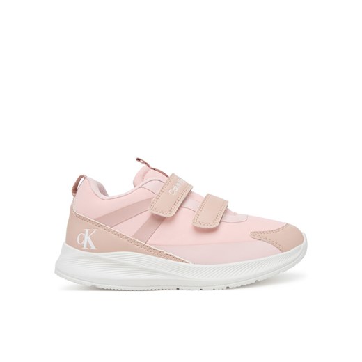 Calvin Klein Sneakersy Low Cut Velcro Sneaker V1A9-83102-1845 D Różowy ze sklepu MODIVO w kategorii Buty sportowe dziecięce - zdjęcie 184663390