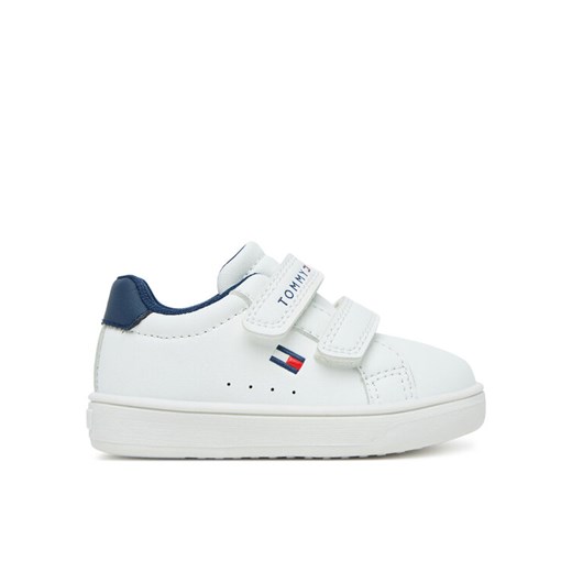 Tommy Hilfiger Sneakersy Low Cut Velcro Sneaker T1X9-34062-1355 M Biały ze sklepu MODIVO w kategorii Buty sportowe dziecięce - zdjęcie 184663432