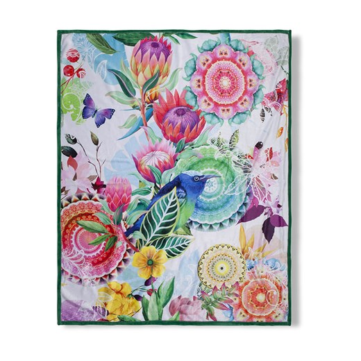 Hip Pled "Chess" w kolorze zielonym ze wzorem Hip 130x160 cm Limango Polska okazja