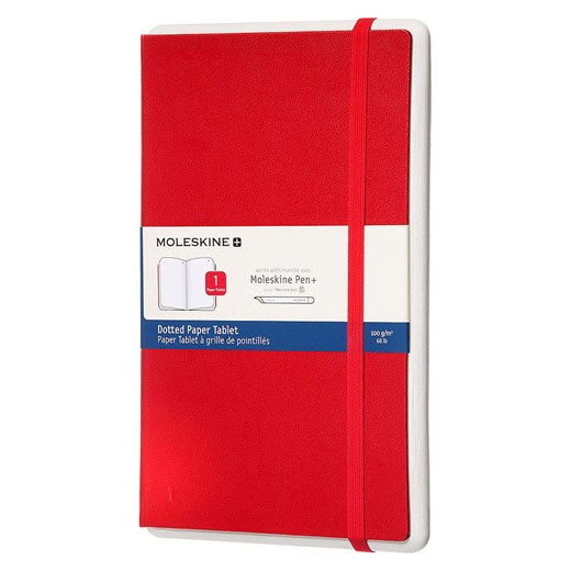 Moleskine Inteligentny notatnik &quot;Paper Tablet&quot; w kolorze czerwonym - onesize wyprzedaż Limango Polska