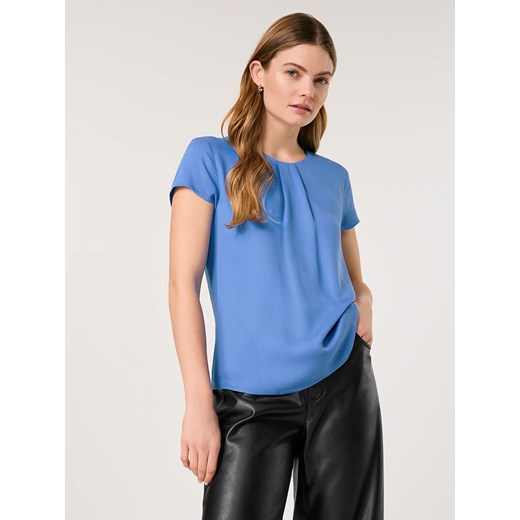 TAIFUN Bluzka w kolorze niebieskim Taifun 46 okazyjna cena Limango Polska