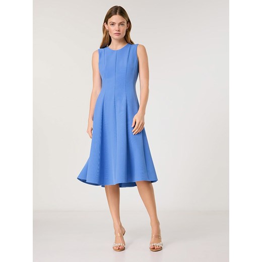 TAIFUN Sukienka w kolorze niebieskim Taifun 38 wyprzedaż Limango Polska