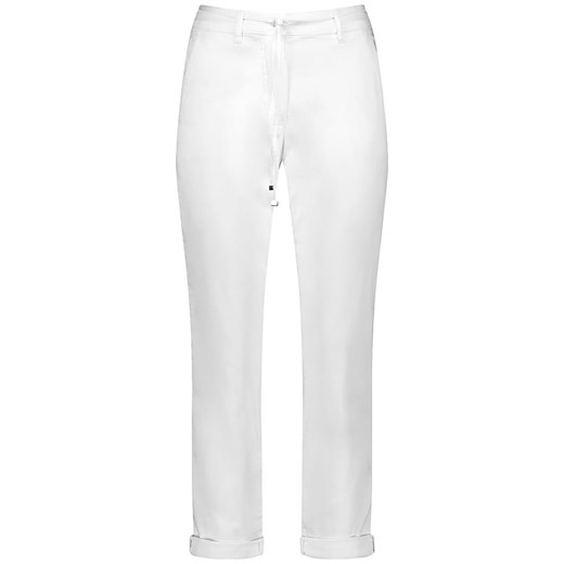EDITION Spodnie chino w kolorze białym ze sklepu Limango Polska w kategorii Spodnie damskie - zdjęcie 184664640