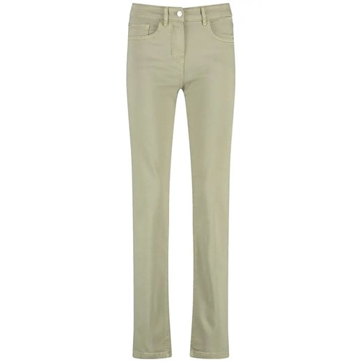 EDITION Dżinsy - Slim fit - w kolorze zielonym ze sklepu Limango Polska w kategorii Jeansy damskie - zdjęcie 184664644