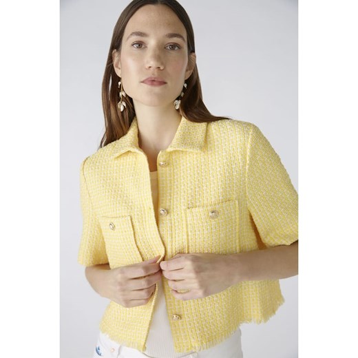 Oui Kurtka koszulowa w kolorze żółtym 40 Limango Polska wyprzedaż