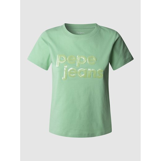 Pepe Jeans Koszulka &quot;Aria&quot; w kolorze zielonym ze sklepu Limango Polska w kategorii Bluzki damskie - zdjęcie 184665233