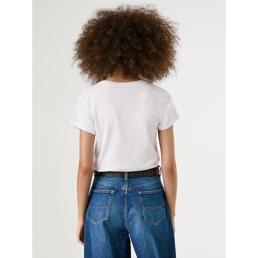 Pepe Jeans Koszulka &quot;Ava&quot; w kolorze białym Pepe Jeans XL wyprzedaż Limango Polska