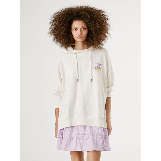 Pepe Jeans Bluza &quot;Angy&quot; w kolorze białym ze sklepu Limango Polska w kategorii Bluzy damskie - zdjęcie 184665253