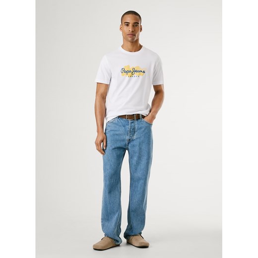 Pepe Jeans Koszulka w kolorze białym ze sklepu Limango Polska w kategorii T-shirty męskie - zdjęcie 184665281