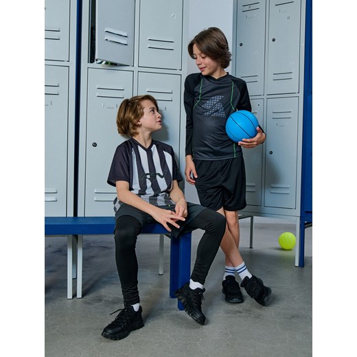 Sinsay - Sportowe szorty z legginsami Active - czarny Sinsay 164 (13-14 l) Sinsay