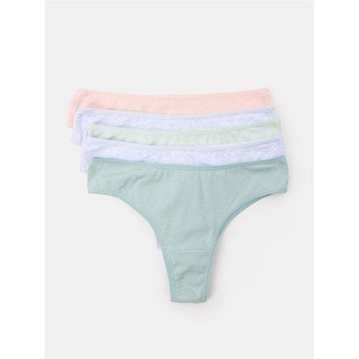Sinsay - Majtki brazyliany 5 pack - wielobarwny ze sklepu Sinsay w kategorii Majtki damskie - zdjęcie 184665723