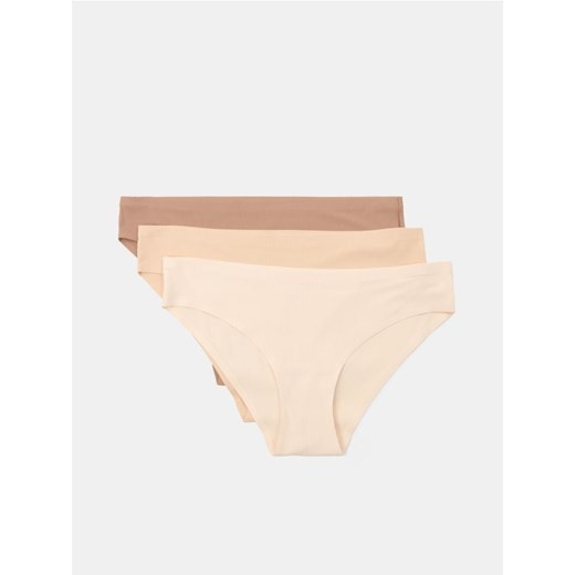 Sinsay - Bezszwowe figi 2 pack - wielobarwny ze sklepu Sinsay w kategorii Majtki damskie - zdjęcie 184665741