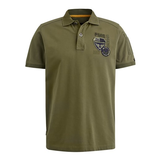 PME Legend Koszulka polo w kolorze khaki ze sklepu Limango Polska w kategorii T-shirty męskie - zdjęcie 184666100