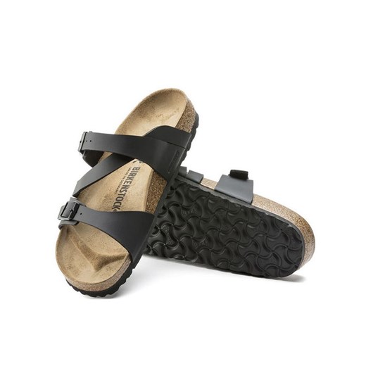 Birkenstock Klapki &quot;Salina&quot; w kolorze czarnym 38 okazyjna cena Limango Polska