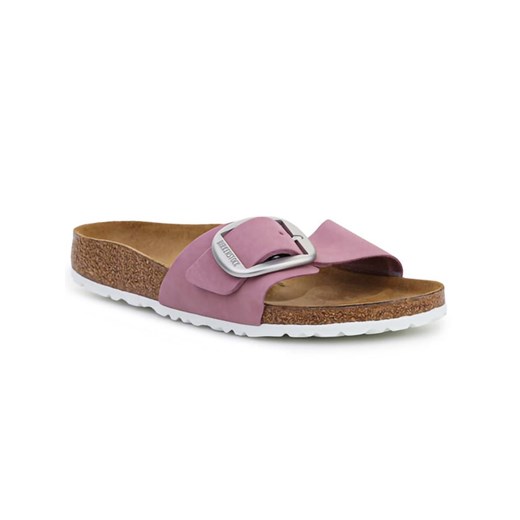 Birkenstock Skórzane klapki "Madrid" w kolorze jasnoróżowym 40 okazja Limango Polska